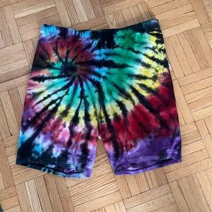 TYE DYE bike shorts